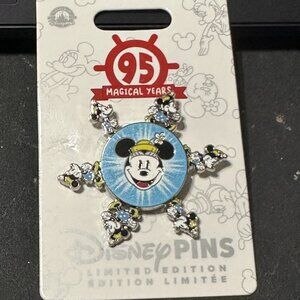 Disney pin limited edition 95 magical years that spins  Multicolor